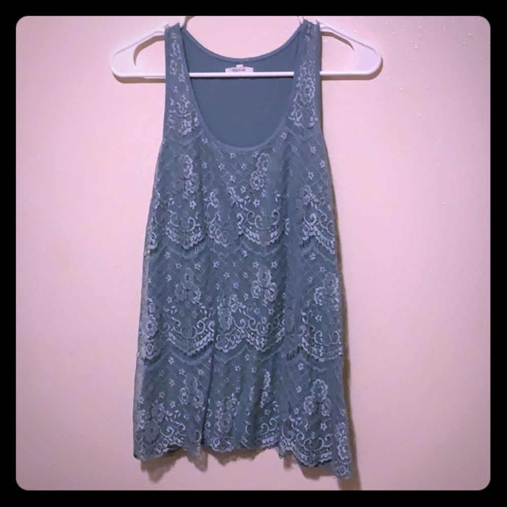 Racer Back lace Tank Top